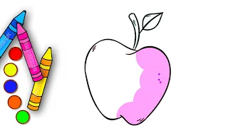 How To Draw An APPLE, a WATERMELON, and CHERRIES | Drawing for Kids