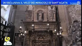 In esclusiva il velo dei miracoli di Sant'Agata