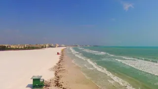 Drone footage of Siesta Key April 14th, 2020.