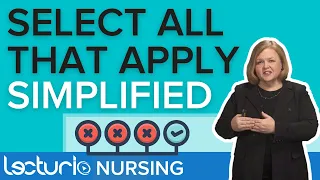 How To Approach Select "All That Apply" Nursing School & NCLEX Questions | Lecturio NCLEX Review