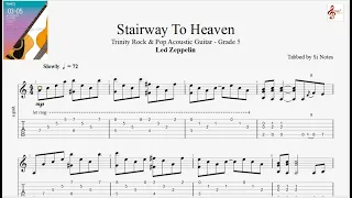 Stairway To Heaven - Led Zeppelin - Trinity Acoustic Guitar - Grade 5 -  Syllabus 2020-2023