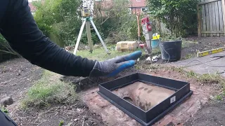 How To Change An Old Cast Iron Manhole Cover For A New Paving Cover Clean A Drain 026