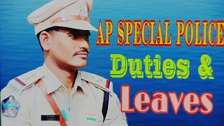 Duties of APSP Police personnel and their leaves|| #police #motivation #appolice