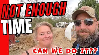 GARDEN PREP AND HELPING FRIENDS tiny house, homesteading, off-grid, cabin build, DIY HOW TO tractor