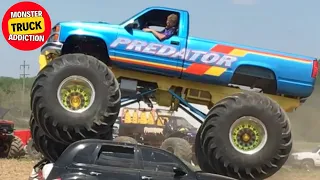 Predator Monster Truck- Old School Car Crush