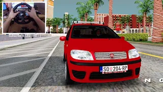 Fiat Punto Mk2 Classic GTA San Andreas 🚗 LOGITECH G29 ENB GRAPHIC REVIEW