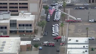 Procession for Yavapai County Sheriff's sergeant killed in the line of duty