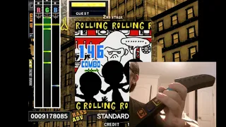 GuitarFreaks V5 ROLLING1000tOON [BASS ADV] difficulty 8 mode