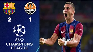 Barcelona - Shakthar Donetsk 2-1 Highlights | UEFA Champions League