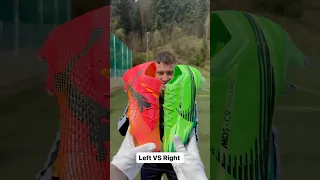 Left vs Right👀 Epic Football Boot Battle 🔥😍 #shorts