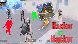 Hacker Vs Hacker Intense Fight in Pubg Mobile | Bonus Challage Hacker Teamup With Enemies |IPAD 2018