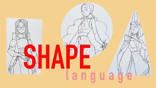 How to Use SHAPES to Create Character Designs ◼️🔵🔺 Shape Language Tutorial