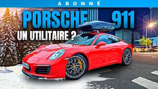 Il fait TOUT avec sa PORSCHE 911 même aller chez Kiloutou !