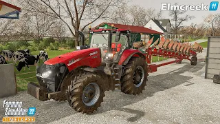 Farming Simulator 22🔸Elmcreek #11🔸Selling Various Goods. Buying CASE IH MAGNUM. Building a Pigsty🔸4K