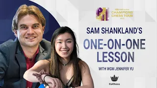 Top chess player coaches young talent | Sam Shankland | Sponsored by CoChess