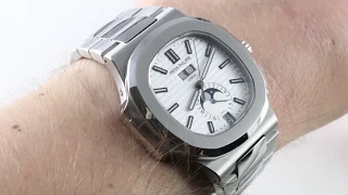 Patek Philippe Nautilus Annual Calendar Moon Phase 5726/1A-010 Luxury Watch Review