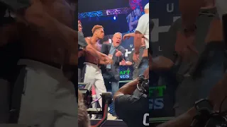 DEVIN HANEY PUSHES VASILIY LOMACHENKO AT WEIGH-IN FACE-OFF