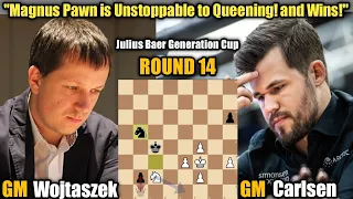 Radoslaw Wojtaszek VS Magnus Carlsen | Julius Baer Generation Cup 2022 | Prelims Round 14