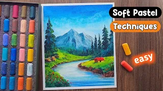 How to use Soft Pastel - Very easy techniques