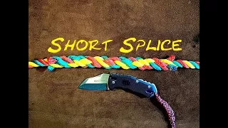 Short Splice, Splicing Rope, How To Splice 3 Stranded Rope Together