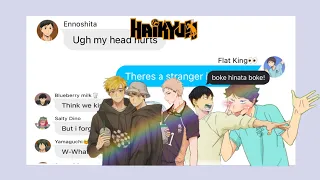 OIKAWA SLEPT WITH WHO?? || last Friday night ( lyrics prank ) || Haikyuu texts