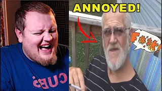 GETTING ON ANGRY GRANDPA'S NERVES! (REACTION)