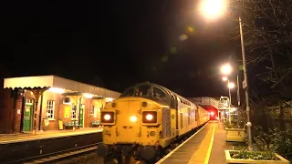 37099 & 37175 arrives and departs Reedham with THRASH!!! #Class37 #Class37thrash