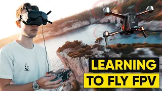 Learning To Fly The DJI FPV DRONE! (From Zero)