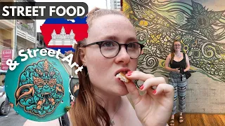 Street Food & Street Art Tour in Phnom Penh, Cambodia 🇰🇭