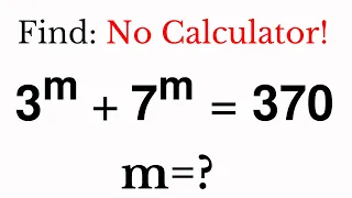 Math olympiad equation without calculator| Geendle