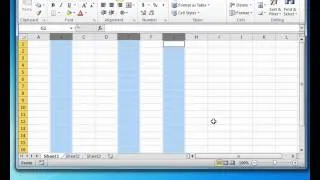 How to Adjust the Formatting of Multiple Rows/Columns in Excel