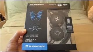 Sennheiser MM-450x Bluetooth Headphones unboxing