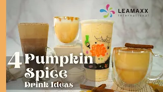 Pumpkin Spice Season: 4 great Pumpkin Drink Ideas-Pumpkin Milk Tea, Chocolate... | LEAMAXX'S RECIPES