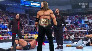 Aj Styles Brutal Attack Randy Orton & Roman Reigns For Undisputed Championship WWE Smackdown 2023