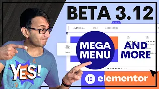 Elementor BETA 3.12. First Look - Mega Menu and Loop Alternate Templates  - Elementor Pro Wordpress