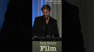 Ryan Gosling GUSHES Over Eva Mendes In Award Speech at Santa Barbara Film Festival #shorts