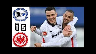 Frankfurt vs Arminia 5-1 Luka Jovic Scores