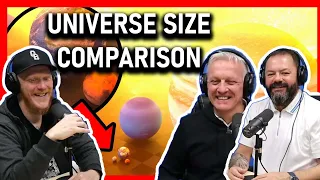 UNIVERSE Size COMPARISON REACTION | OFFICE BLOKES REACT!!