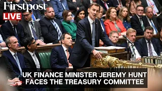 LIVE: Britain's Finance Minister Jeremy Hunt Faces Questions by the UK Treasury Committee