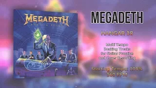 MEGADETH - Hangar 18 - 100% Tempo (160 BPM) Backing Track