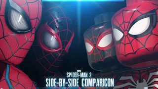 Marvel's Spider-Man 2 - Reveal Trailer in LEGO (Side-By-Side Version) | PS5