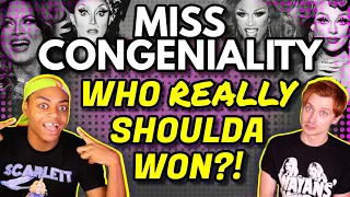 Who REALLY Should've Won Miss Congeniality for Each Season with Heidi N Closet | RuPaul's Drag Race