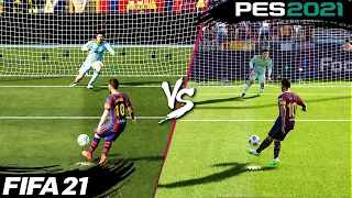 FIFA 21 vs. PES 2021: Penalty Kicks | 4K