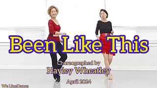 Been Like This linedance - Improver level  - Hayley Wheatley  - April 2024