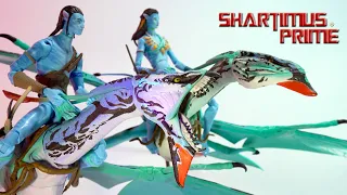 Avatar Deluxe Banshees! - Neyteri Banshee & Jake Sully Banshee Deluxe McFarlane Toys Figure Review