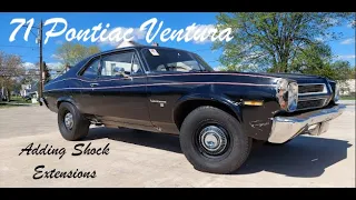 71 Pontiac Ventura Shock Extensions