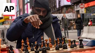 Nigerian chess champion is trying to break world record for longest chess marathon