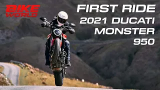 2021 Ducati Monster 950 First Ride UK (4K)