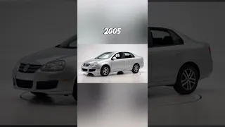 Evolution of Volkswagen Jetta (1980~2022) #shorts