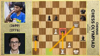 Gukesh is unstoppable! Fabi isn't | Fabiano Caruana vs. D. Gukesh | Chess Olympiad 2022